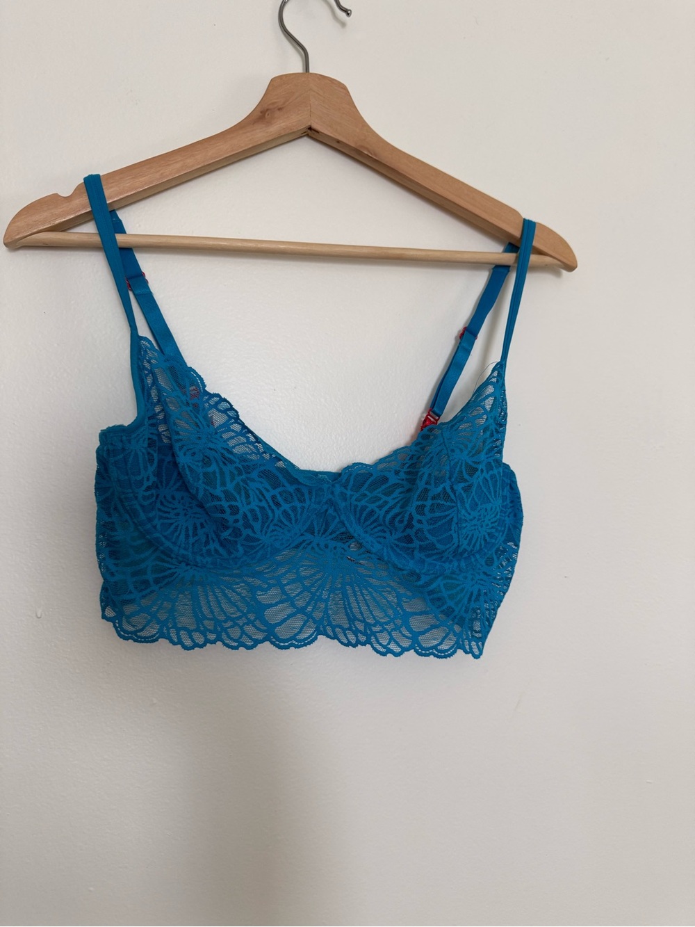 Natori Electric Blue Lace Bra